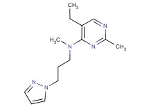 5-ethyl-N,2-dimethyl-N-[3-(1H-pyrazol-1-yl)propyl]pyrimidin-4-amine
