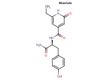 N-[(6-ethyl-2-oxo-1,2-dihydropyridin-4-yl)carbonyl]-L-tyrosinamide