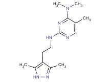 N~2~-[2-(3,5-dimethyl-1H-pyrazol-4-yl)ethyl]-N~4~,N~4~,5-trimethylpyrimidine-2,4-diamine