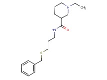 N-[3-(benzylthio)propyl]-1-ethylpiperidine-3-carboxamide