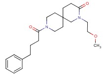 2-(2-methoxyethyl)-9-(4-phenylbutanoyl)-2,9-diazaspiro[5.5]undecan-3-one