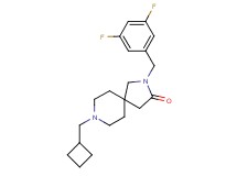 8-(cyclobutylmethyl)-2-(3,5-difluorobenzyl)-2,8-diazaspiro[4.5]decan-3-one
