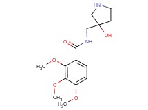N-[(3-hydroxy-3-pyrrolidinyl)methyl]-2,3,4-trimethoxybenzamide hydrochloride