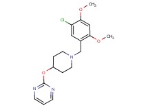 2-{[1-(5-chloro-2,4-dimethoxybenzyl)piperidin-4-yl]oxy}pyrimidine
