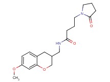 N-[(7-methoxy-3,4-dihydro-2H-chromen-3-yl)methyl]-4-(2-oxopyrrolidin-1-yl)butanamide