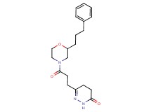 6-{3-oxo-3-[2-(3-phenylpropyl)-4-morpholinyl]propyl}-4,5-dihydro-3(2H)-pyridazinone