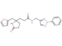 3-[2-(2-furylmethyl)-5-oxo-2-pyrrolidinyl]-N-[(2-phenyl-2H-1,2,3-triazol-4-yl)methyl]propanamide