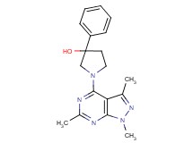 3-phenyl-1-(1,3,6-trimethyl-1H-pyrazolo[3,4-d]pyrimidin-4-yl)pyrrolidin-3-ol