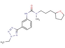 N'-[3-(2-ethyl-2H-tetrazol-5-yl)phenyl]-N-methyl-N-[3-(tetrahydrofuran-2-yl)propyl]urea