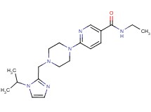 N-ethyl-6-{4-[(1-isopropyl-1H-imidazol-2-yl)methyl]piperazin-1-yl}nicotinamide