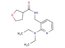 N-{[2-(diethylamino)-3-pyridinyl]methyl}tetrahydro-3-furancarboxamide
