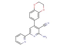 6-amino-4-(2,3-dihydro-1,4-benzodioxin-6-yl)-2,2'-bipyridine-5-carbonitrile