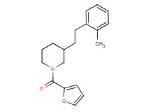1-(2-furoyl)-3-[2-(2-methylphenyl)ethyl]piperidine