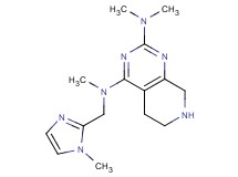 N~2~,N~2~,N~4~-trimethyl-N~4~-[(1-methyl-1H-imidazol-2-yl)methyl]-5,6,7,8-tetrahydropyrido[3,4-d]pyrimidine-2,4-diamine