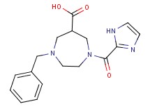 1-benzyl-4-(1H-imidazol-2-ylcarbonyl)-1,4-diazepane-6-carboxylic acid