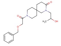 9-[(benzyloxy)acetyl]-2-(2-hydroxypropyl)-2,9-diazaspiro[5.5]undecan-3-one