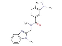 N,1-dimethyl-N-[(1-methyl-1H-benzimidazol-2-yl)methyl]-1H-indole-6-carboxamide