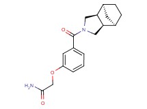 2-{3-[(1R*,2R*,6S*,7S*)-4-azatricyclo[5.2.1.0~2,6~]dec-4-ylcarbonyl]phenoxy}acetamide