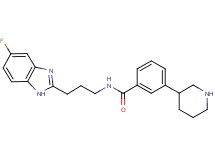 N-[3-(5-fluoro-1H-benzimidazol-2-yl)propyl]-3-piperidin-3-ylbenzamide