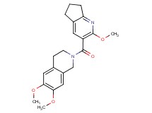 6,7-dimethoxy-2-[(2-methoxy-6,7-dihydro-5H-cyclopenta[b]pyridin-3-yl)carbonyl]-1,2,3,4-tetrahydroisoquinoline