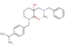 3-{[benzyl(methyl)amino]methyl}-3-hydroxy-1-(4-isopropylbenzyl)piperidin-2-one