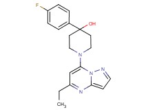 1-(5-ethylpyrazolo[1,5-a]pyrimidin-7-yl)-4-(4-fluorophenyl)piperidin-4-ol