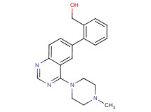 {2-[4-(4-methylpiperazin-1-yl)quinazolin-6-yl]phenyl}methanol