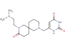 6-({8-[2-(dimethylamino)ethyl]-9-oxo-2,8-diazaspiro[5.5]undec-2-yl}methyl)-2,4(1H,3H)-pyrimidinedione