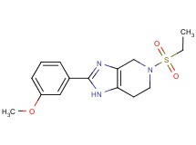 5-(ethylsulfonyl)-2-(3-methoxyphenyl)-4,5,6,7-tetrahydro-1H-imidazo[4,5-c]pyridine