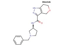 N-[(3S)-1-benzylpyrrolidin-3-yl]-1,4,6,7-tetrahydropyrano[4,3-c]pyrazole-3-carboxamide