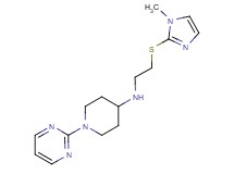 N-{2-[(1-methyl-1H-imidazol-2-yl)thio]ethyl}-1-pyrimidin-2-ylpiperidin-4-amine