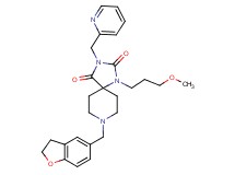 8-(2,3-dihydro-1-benzofuran-5-ylmethyl)-1-(3-methoxypropyl)-3-(2-pyridinylmethyl)-1,3,8-triazaspiro[4.5]decane-2,4-dione