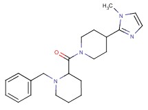 1-benzyl-2-{[4-(1-methyl-1H-imidazol-2-yl)-1-piperidinyl]carbonyl}piperidine