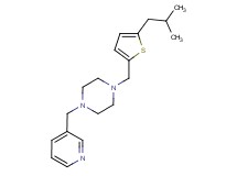 1-[(5-isobutyl-2-thienyl)methyl]-4-(pyridin-3-ylmethyl)piperazine