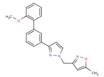 3-{[3-(2'-methoxy-3-biphenylyl)-1H-pyrazol-1-yl]methyl}-5-methylisoxazole
