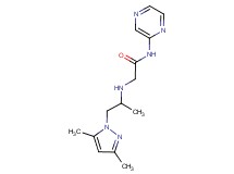 2-{[2-(3,5-dimethyl-1H-pyrazol-1-yl)-1-methylethyl]amino}-N-pyrazin-2-ylacetamide