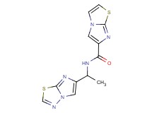 N-(1-imidazo[2,1-b][1,3,4]thiadiazol-6-ylethyl)imidazo[2,1-b][1,3]thiazole-6-carboxamide