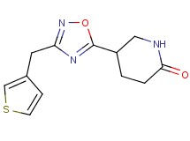 5-[3-(3-thienylmethyl)-1,2,4-oxadiazol-5-yl]-2-piperidinone