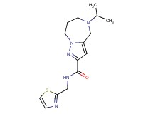 5-isopropyl-N-(1,3-thiazol-2-ylmethyl)-5,6,7,8-tetrahydro-4H-pyrazolo[1,5-a][1,4]diazepine-2-carboxamide