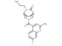 (1S*,5R*)-3-[(7-fluoro-2-methyl-4-quinolinyl)carbonyl]-6-propyl-3,6-diazabicyclo[3.2.2]nonan-7-one