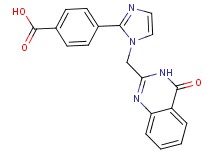 4-{1-[(4-oxo-3,4-dihydroquinazolin-2-yl)methyl]-1H-imidazol-2-yl}benzoic acid