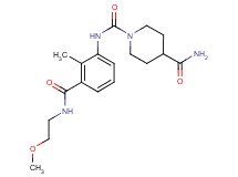 N~1~-(3-{[(2-methoxyethyl)amino]carbonyl}-2-methylphenyl)piperidine-1,4-dicarboxamide