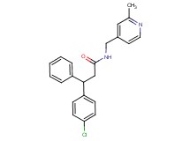 3-(4-chlorophenyl)-N-[(2-methylpyridin-4-yl)methyl]-3-phenylpropanamide