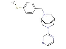 (1R*,5R*)-6-[4-(methylthio)benzyl]-3-(2-pyrazinyl)-3,6-diazabicyclo[3.2.2]nonane