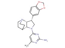 4-[(3R*,3aR*,7aR*)-3-(1,3-benzodioxol-5-yl)hexahydro-4,7-ethanopyrrolo[3,2-b]pyridin-1(2H)-yl]-6-methylpyrimidin-2-amine