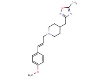 1-[(2E)-3-(4-methoxyphenyl)prop-2-en-1-yl]-4-[(5-methyl-1,2,4-oxadiazol-3-yl)methyl]piperidine
