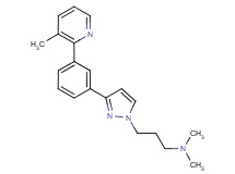 N,N-dimethyl-3-{3-[3-(3-methyl-2-pyridinyl)phenyl]-1H-pyrazol-1-yl}-1-propanamine