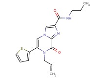 7-allyl-8-oxo-N-propyl-6-(2-thienyl)-7,8-dihydroimidazo[1,2-a]pyrazine-2-carboxamide