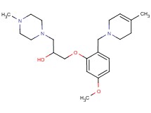 1-{5-methoxy-2-[(4-methyl-3,6-dihydropyridin-1(2H)-yl)methyl]phenoxy}-3-(4-methylpiperazin-1-yl)propan-2-ol