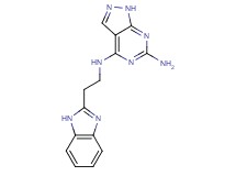 N~4~-[2-(1H-benzimidazol-2-yl)ethyl]-1H-pyrazolo[3,4-d]pyrimidine-4,6-diamine